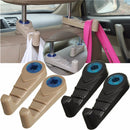 2Pcs Universal Van Car Seat Head Rest Hanger Hook Luggage Purse Bag Holder Antiskid