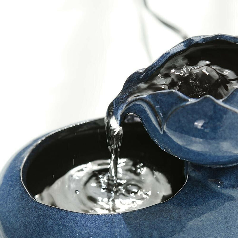 Ceramic Automatic Pet Drinking Water Fountain Dispenser Electric Cat Dog Bowl Waterer