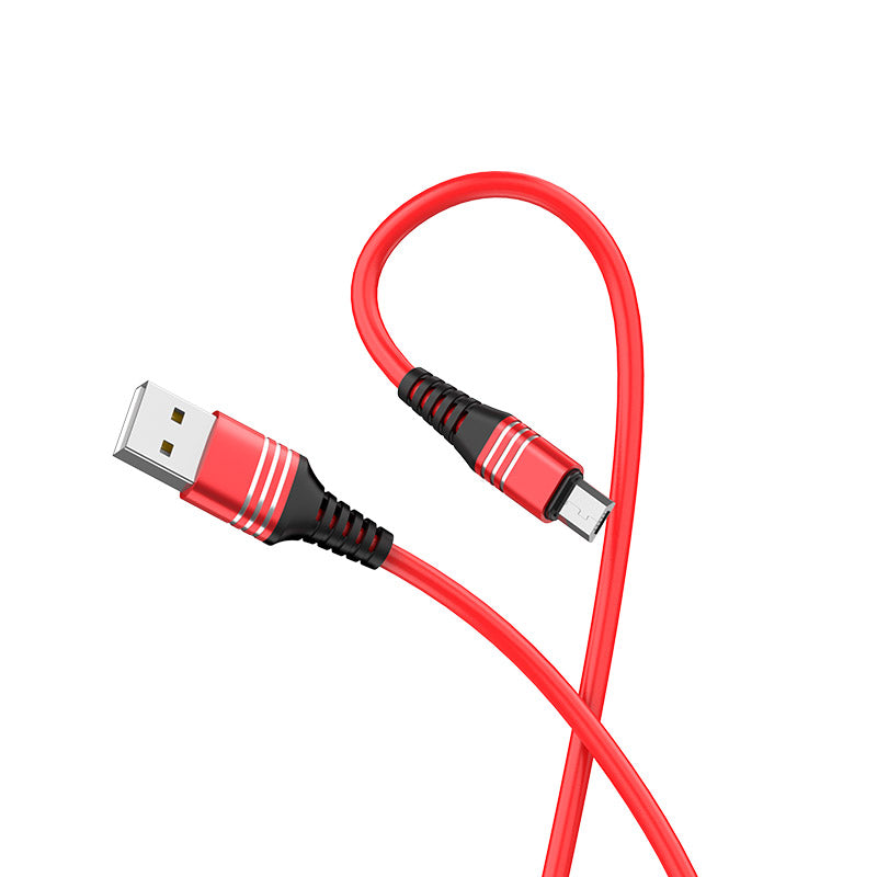 Hoco U46 Micro USB Silicone TPE 1m Data Sync Charging Cable Wire Cord for Samsung Xiaomi