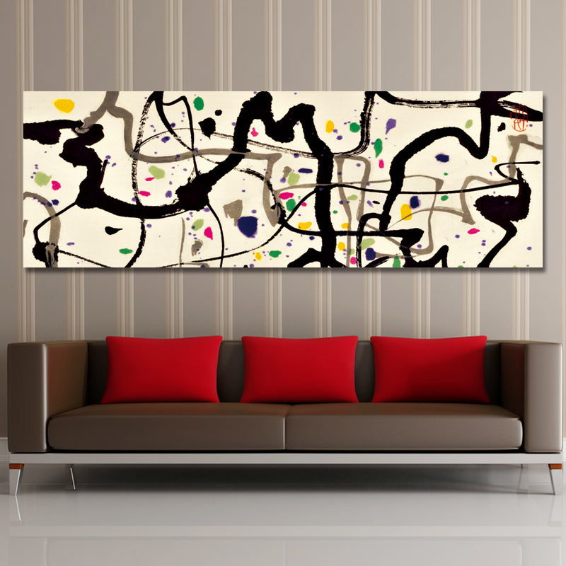 DYC 10993 Single Spray Oil Paintings Ink Abstract Painting For Home Decoration Paintings Wall Art