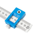 Drillpro Upgrade Inch/mm Drill Guide Sleeve Cabinet Hardware Jig Wood Drilling Dowelling Tool