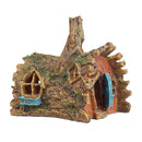 Resin Tree House Aquarium Decoration Home Fish Tank Hiding Castle Cave Ornament