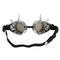 Fashion Silver Steampunk Goggles Spikey Burning Man Costume Cosplay Gothic Punk