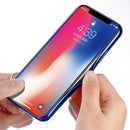 Cafele Laser Bling Gradient Color Scratch Resistant Tempered Glass Protective Case For iPhone X