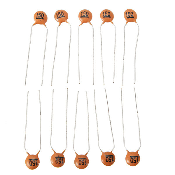 300pcs 30 Values 50V 2PF-0.1UF Ceramic Capacitor Kit Electronic Component Set 10pcs Each Value