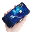Bakeey Electroplated Blu-Ray Tempered Glass Soft TPU Edge Protective Case For Xiaomi Redmi Note 6 Pro