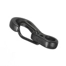 5Pcs Black EDC Tool Alloy Carabiner Camp Snap Clip Hook Keychain Keyring Hiking Climbing Tool