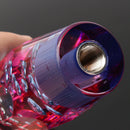 Universal 15cm Bubble Styling Crystal Manual Gear Knob Shift Blue White Red