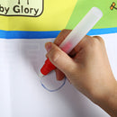 80x60cm Baby Kid Doodle Mat Magic Water Drawing Painting Writing Mat Pad Board Educational Toys Gift with 2 Pens