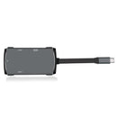 YC207 USB 3.0 HDMI  6 in 1 Type-C USB Hub PD Card Reader Adapter for Laptop