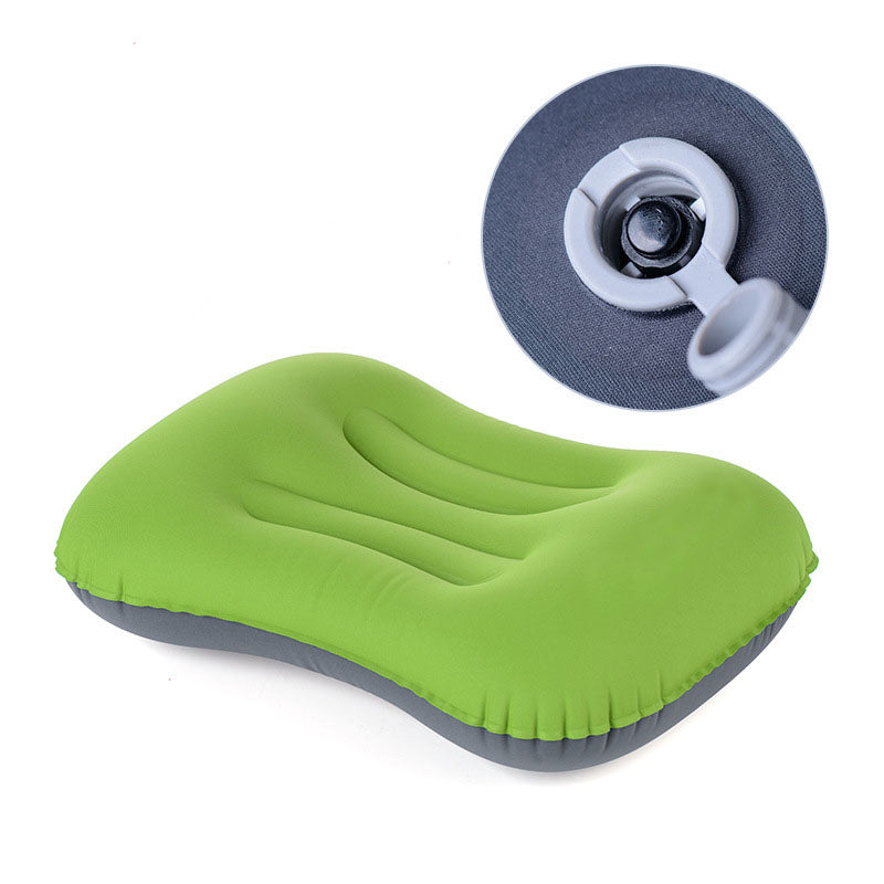 KCASA KC-XZ01 Portable Air Inflatable Travel Pillow Camping Office Rest Head Neck Massage Cushion