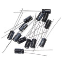 215pcs 15 Values 0.1uF-330uF Mix Electrolytic Capacitor Kit With Storage Box