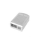Sliver Housing Aluminum Alloy Case Dual Mounting Plate Protective Shell Metal Enclosure fit for Raspberry Pi 4 Model B