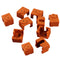 10Pcs Coffee Silicone Case for Hotend Heating Block Protective Cover 280 for 3D Printer