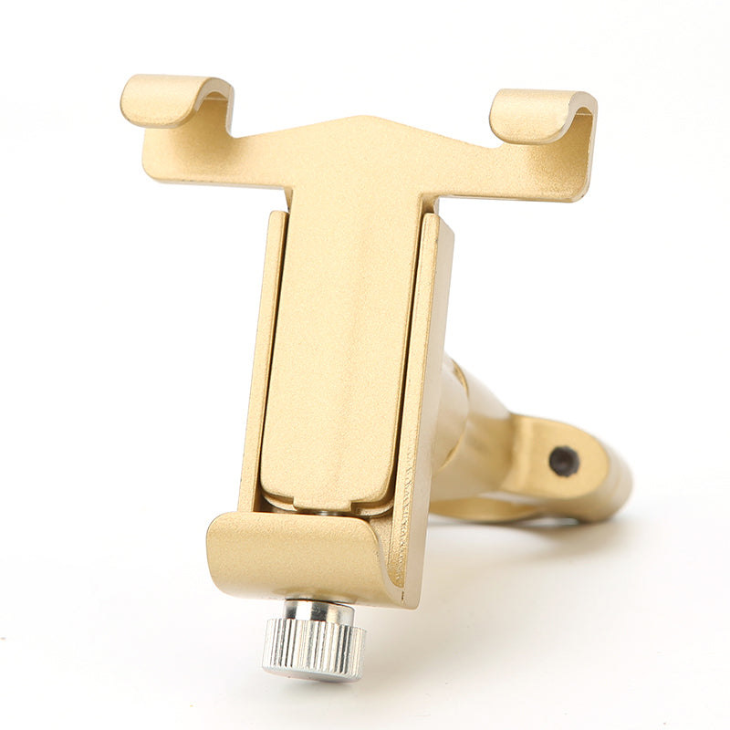 Metal Ajustable Clip Anti-scratch Bike Bicycle Handlebar Holder Motorcycle Rear View Mirror Stand for Mobile Phone