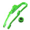Green Chain Slider With Lower Roller For Kawasaki KX250F 06-16 KX450F 06-15