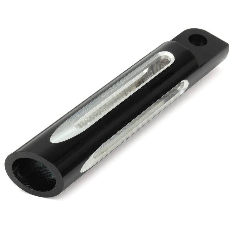 Aluminum Foot Pegs Footrest For Harley Touring Sportster Dyna Softail Black