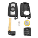 3 Buttons Remote Key Fob With CR2025 Battery For BMW 1 3 5 6 7 Series E90 E92 E93