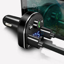 Bakeey 3.1A Double USB LED Display Fast Charging USB Car Charger FM Transmitter MP3 Player For iPhone X XS HUAWEI P30 Pro Xiaomi Mi9 S10+ Note 10