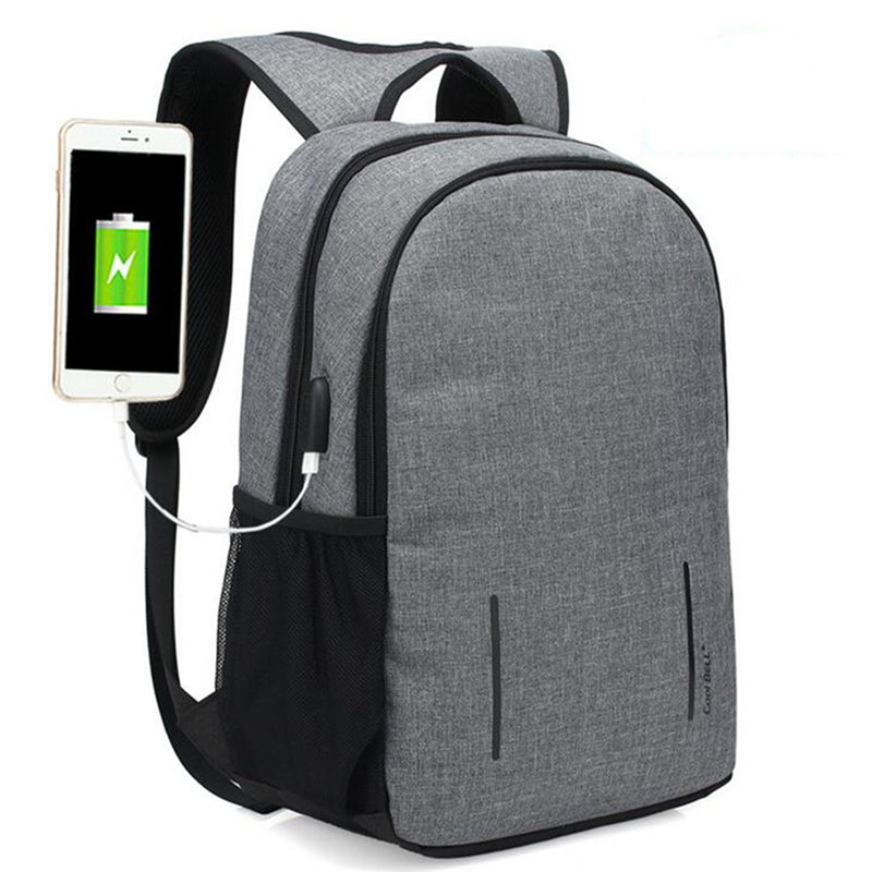 Anti-thief Fashion Men Backpack Multifunctional Waterproof 15.6 inch Laptop Bag Man USB Charging Travel Bag for 15.6/17.3 inch Laptops