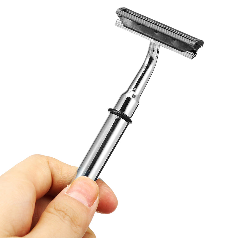 Bristle Hair Shaving Brush Safety Razor Shaver Stand Soap Bowl Holder Travel Set