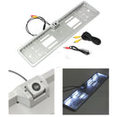 Car 16 LED Number Plate Frame Light Rear View Camera Backup Parking Reversing
