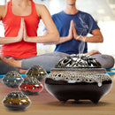 Incense Burner Holder Ceramic Aromatherapy Diffuser Cone Copper