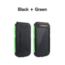 BAKEEY LED Dual USB Ports Solar Panel Power Bank Case 10000mah Waterproof Battery Charger DIY Kits Box Shell For Mobile Phones