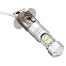 2Pcs H3 60W High Power 10 LED SMD 2835 White Fog Driving Light DRL DRL Bulb Lamp