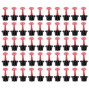 50pcs Reusable Tile Spacers Leveler T-lock Floor Tool Leveling Positioning System Kit