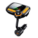 Bakeey QC3.0 3.5mm AUX Play LED Light Color Screen MP3 FM Transmitter USB Car Charger For iPhone XS 11 Pro Xiaomi Mi9 9Pro Oneplus 6T 7 Pro