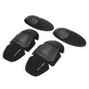 4Pcs Paintball Airsoft Combat Protective Military Tactical Knee Elbow Protector Pad Set Insert CS Training Gear