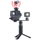 Ulanzi U-40 Metal Camera Hand Grip Handheld Vlog Handle Stabilizer with 1/4 Inch Tripod Screw for GoPro 7 6 5 DJI OSMO Action