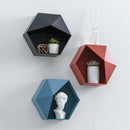 Nordic Wind Geometric Shelf Household Bookshelf Kitchen Plastic Food Storage Case Dried Fruit Snack Box Home Decorations