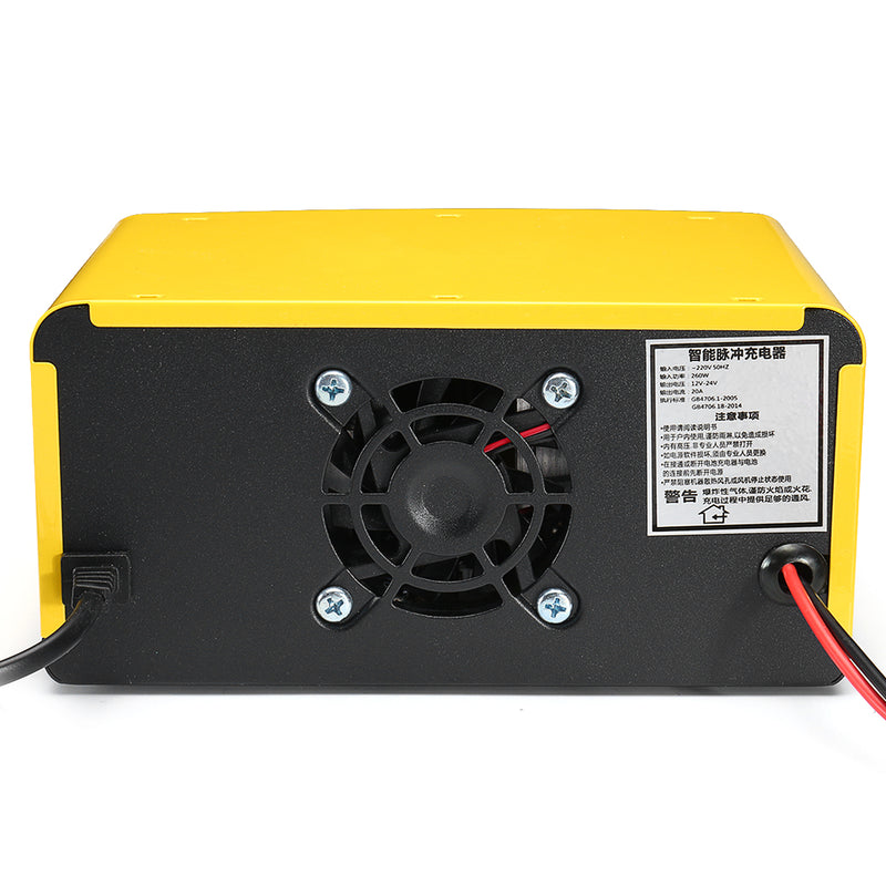 Full Automatic 12V/24V Lithium Battery Charger 400AH Intelligent Pulses Repair For Automobile Motorcycle Electric Car