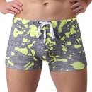 Swimming Hot Spring Surf Camo Printing Swimming Trunks for Men