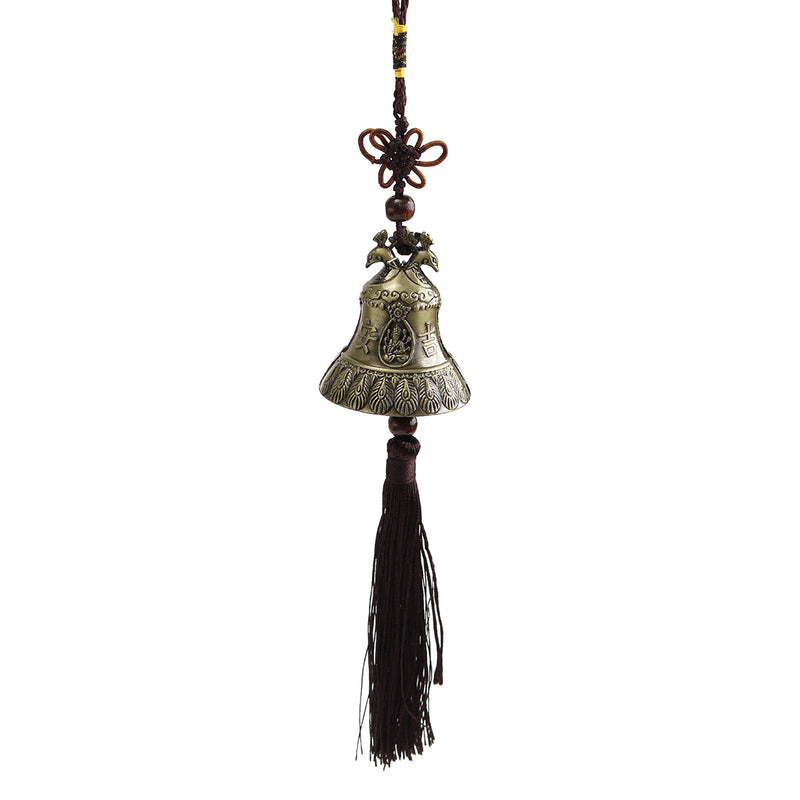 Chinese Wind Chime Peacock Single Bell Lucky Feng Shui Hanging Garden Decorations