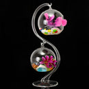 DIY Micro Landscape Hanging Ball Shape Glass Plant Vase Home Garden Party Decoration
