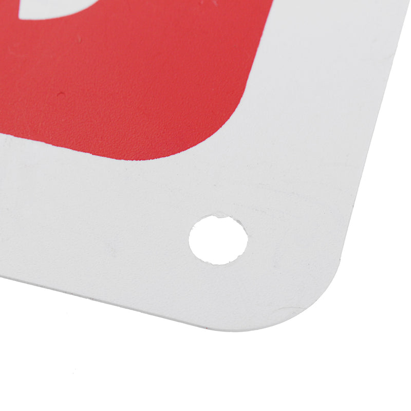 25x35cm Plastic Warning Sign No Soliciting Funny Sign Go Away Front Door Novelty Gift