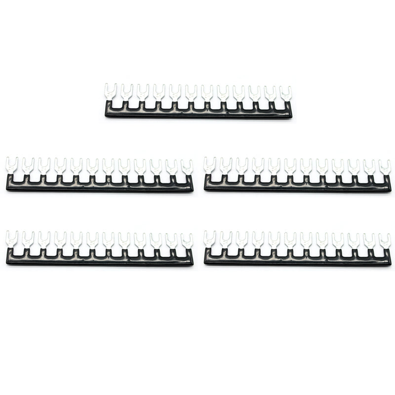 5/6/12 Positions Dual Rows 600V 15A Wire Barrier Block Terminal Strip Power Distribution Terminal