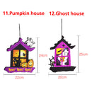 Halloween Spoof Hanging Decorations Pumpkin Ghost Skull Witch Door Hanger Halloween Supplies