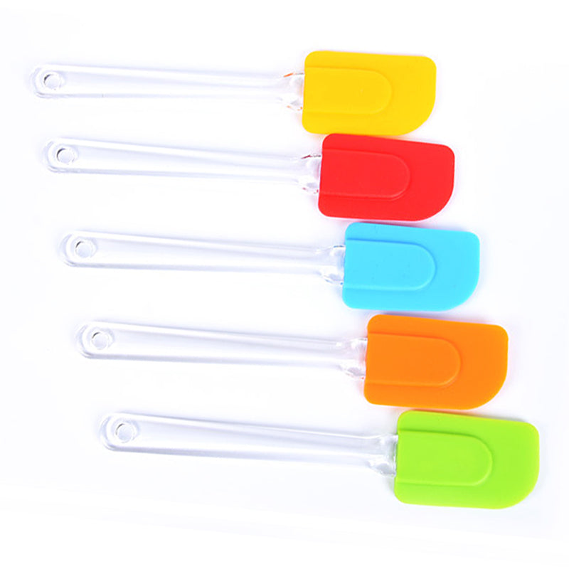 Silicone Scrapers Baking Scraper Cream Butter Handled Cake Spatula Cooking Cake Brushes  Pastry Tool