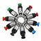M5 Screw Front Fork Bleeder Air Valves For Motorcycle Dirt Bikes 5colors