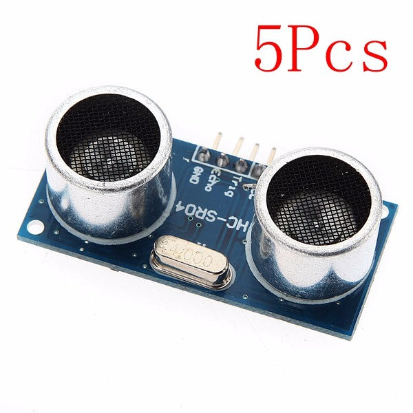 5Pcs Geekcreit Ultrasonic Module HC-SR04 Distance Measuring Ranging Transducer Sensor DC 5V 2-450cm