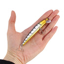 ZANLURE 20pcs 9cm/9.65cm 8.3g/7.7g Minnow Fishing Lure 1.2-2.1m Depth Sea Fishing Hard Baits