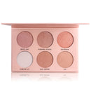 MISS ROSE 6 Colors Highlighter Powder Shading Shimmer Contour Mineral Nude Makeup Cosmetic