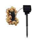 5M 7M Moroccan Metal Ball 20/30/50 LED Solar String Light  Outdoor Christmas Fairy Lamp Garden Decor