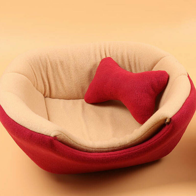 Cat Dog Bed Pet Mat House Foldable Soft Warm Animal Puppy Cave Winter Sleeping Pad