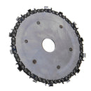 Upgrated 5 Inch Wood Carving Disc 14 Teeth 7/8 Inch Arbor Grinder Disc Chain for Angle Grinder