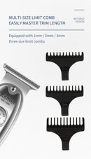 Kemei-1949 All Metal Professional Hair Clipper Men Electric Cordless Hair Trimmer 0mm Baldheaded T Blade Haircut Machine Barber